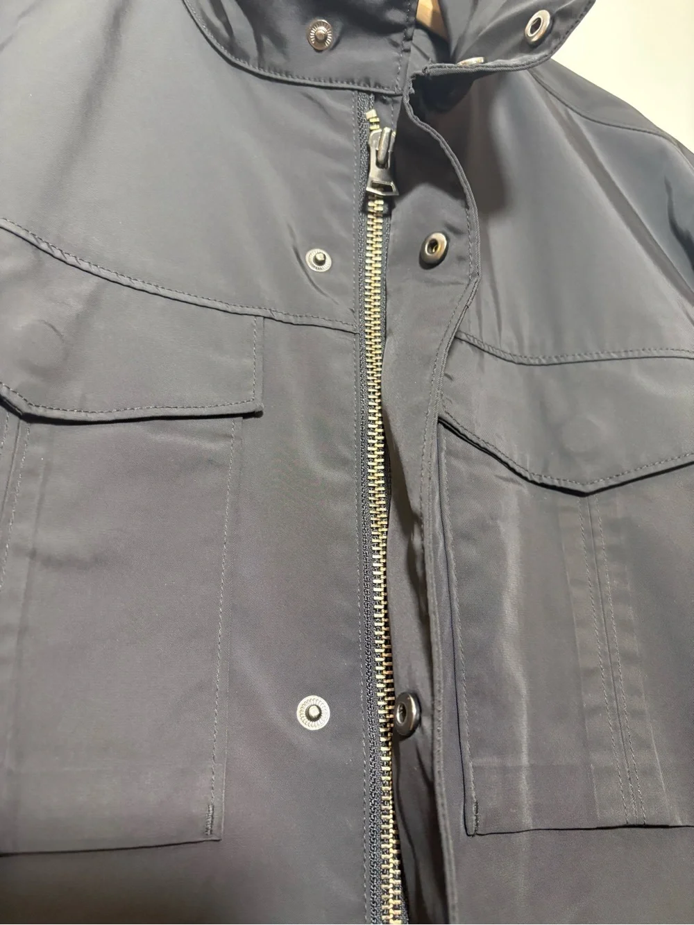 Theory 'Yost N Fuel' Canvas Slim Fit Utility Jacket Ink Black Size M